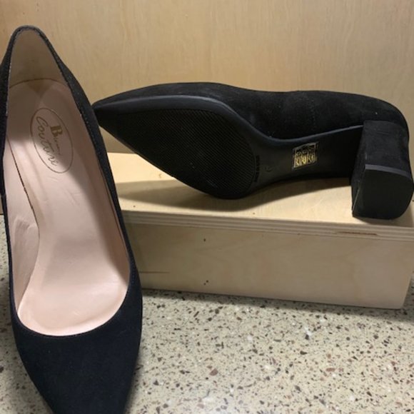 Browns Couture Black Suede soft point pump - Picture 5 of 5
